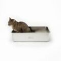 LucyBalu STEELOO Katzentoilette silber