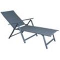 Kynast Comfort Relax Klappliege Aluminum dunkelgrau /grau