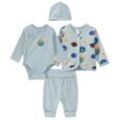 Newborn Jacke, Hose, Body und Mütze im Set