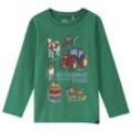 Kinder Langarmshirt mit Bauernhof-Print