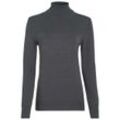 Damen Rollkragenpullover unifarben