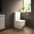 Geberit AquaClean Mera Classics Stand-Tiefspül-WC 146240111 Komplettanlage, spülrandlos, weiß-alpin