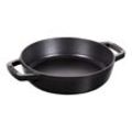 Staub Pans Bratpfanne mit 2 Griffen 20 cm, rund, Schwarz, Gusseisen