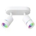 Smarter LED-Deckenstrahler Nalo white+color 2er-Spot