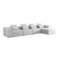 Modulares Sofa Verona XL hellgrau