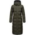 NAVAHOO Damen Steppmantel zeitloser Winterparka mit abnehmbarer Kapuze Isalie