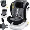 KIDIZ® Kindersitz Baby Autositz Kinderautositz Isofix Top Tether 360° drehbar Gruppe 0/1/2/3 ab Geburt 0-36kg Mit Sonnenschutzdach Seitenschutz 5 Punkt Gurt Kopfstützenverstellung ECE R 129/03