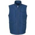 Steppweste BUGATTI Gr. 52, blau (marine), Herren, 100% Polyester, Westen, mit wasserabweisender Funktion