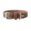 Halsband Porto, 35 tabak/cognac, Leder