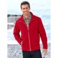 Fleecejacke CLASSIC, Herren, Gr. 52, rot, 100% Polyester, unifarben, Jacken