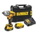 DeWALT Werkzeuge - 18V Akku-Schlagschrauber, 2 x 5,0 Ah XR Akkus, Ladegerät DCF900P2T