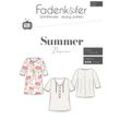 Fadenkäfer Schnitt "Bluse Summer" für Damen