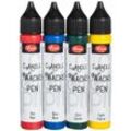 Kerzen-Pen Set "Grundfarben", 4x 28 ml