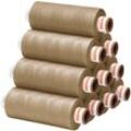 buttinette Universal-Nähgarn, Stärke: 100, 10er-Pack, beige