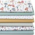 Patchwork- und Quiltpaket "Fuchs", jade/terra/ocker