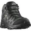 Wanderschuh SALOMON "X BRAZE MID GORE-TEX", Gr. 42,5, schwarz, Synthetik, sportlich, Schuhe, wasserdicht