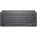 Logitech MX Keys Mini Bluetooth® Tastatur Deutsch, QWERTZ Graphit Beleuchtet, Geräuscharme Tasten, Multipair-Funktion, Wiederaufladbar