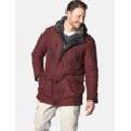 Winterjacke JAN VANDERSTORM "Funktionsjacke BOTULFR" Gr. 52, rot (dunkelrot), Herren, Obermaterial: 100% Polyester PES., Jacken Parka