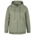 Hoodie-Sweatjacke Emilia Lay grün, 54