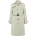 Kurzer Trenchcoat BASLER grau