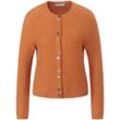 Strickjacke aus 100% Baumwolle Supima Peter Hahn braun