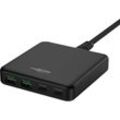 Ansmann Desktop Ladegerät DC465PD 65W USB-Ladegerät 65 W Innenbereich Anzahl Ausgänge: 4 x USB, USB-C®