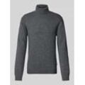 Rollkragenpullover mit Label-Detail Modell 'Karl'