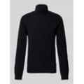 Rollkragenpullover mit Label-Detail Modell 'Karl'