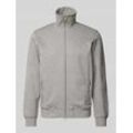 Regular Fit Sweat-Trainingsjacke aus reiner Bio-Baumwolle