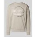 Regular Fit Sweatshirt mit Baumwoll-Anteil