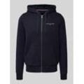 Regular Fit Sweatjacke mit Kapuze