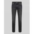 Slim Tapered Fit Jeans im 5-Pocket-Design