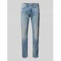 Slim Fit Jeans mit Label-Patch Modell 'SCANTON'