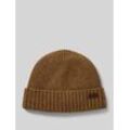 Beanie mit Label-Badge