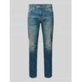 Slim Tapered Fit Jeans im 5-Pocket-Design