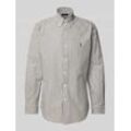 Slim Fit Freizeithemd mit Button-Down-Kragen
