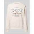 Sweatshirt mit Label-Print