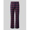 Regular Fit Pyjama-Hose aus reiner Baumwolle