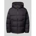 Regular Fit Daunenjacke mit abnehmbarer Kapuze