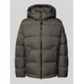 Regular Fit Daunenjacke mit abnehmbarer Kapuze