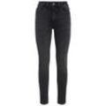 Damen Skinny Jeans mit Used-Waschung