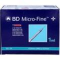 Bd Micro-Fine+ Insulinspr.1 ml U40 12.7 Mm 100 ST