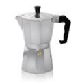 Espressokocher Italiano f. 9 Tassen silber