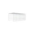 Gabiona Anbaugabione Typ 4 100 cm x 40 cm x 50 cm (L x H x T), Maschenweite 10 cm x 10 cm, C-Ring