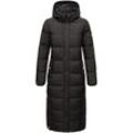 NAVAHOO Damen Steppmantel zeitloser Winterparka mit abnehmbarer Kapuze Isalie