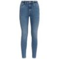 Damen Skinny Jeans mit Used-Waschung