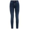 Damen Skinny Jeans mit Used-Waschung