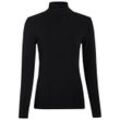 Damen Rollkragenpullover unifarben