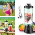 1500W Entsafter Standmixer Smoothie Maker Mixer 600ml Blender Milchshaker 2 in 1