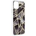 Markenlos - Handy Hülle Schutz Cover Case Marble Cosmo Muster Handyschale Tasche kompatibel mit Samsung Galaxy A12 (A125F) Motiv 7